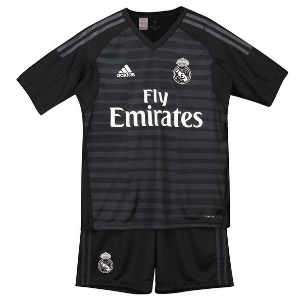 Camiseta Real Madrid Primera equipo Niños Portero 2018-19 Negro